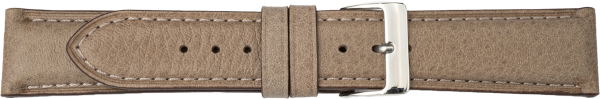Lederuhrarmband taupe | Deutsches Leder
