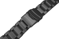 folded metal band stainless steel solid anthracite