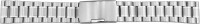 Verschlussuhrarmband Edelstahl massiv