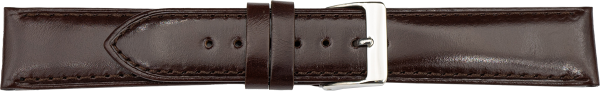 leather watch strap dark brown | Italian leather