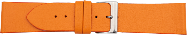 PREMIUM Lederuhrarmband orange XS