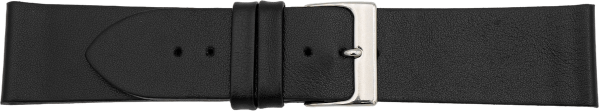 PREMIUM Lederuhrarmband schwarz XS