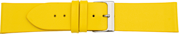 PREMIUM Lederuhrarmband gelb XS