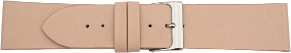 PREMIUM Lederuhrarmband nude XS