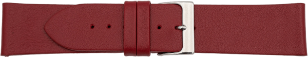 PREMIUM Lederuhrarmband dunkelrot XS