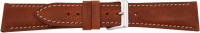 leather watch strap saddle brown | Italian Leather