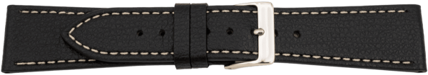 leather watch strap black | Saffiano grain | Italian Leather