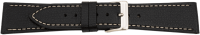 leather watch strap black | Saffiano grain | Italian Leather