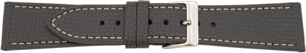 leather watch strap grey | Saffiano grain | Italian Leather