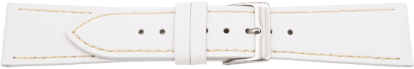 leather watch strap white | Saffiano grain | Italian Leather