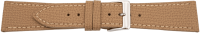 Lederuhrarmband holzbraun | Saffianopr&auml;gung |...