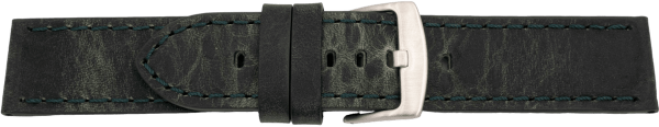 leather watch strap dark green | Horween®