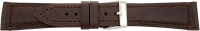 PREMIUM leather watch shrunken grain dark brown