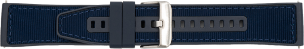 silicone hybrid watch strap dark blue