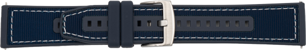 Silikonuhrarmband Hybrid dunkelblau