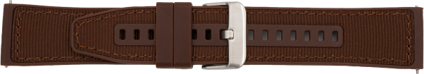 Silikonuhrarmband Hybrid braun