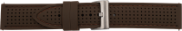silicone watch strap racing brown
