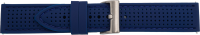 silicone watch strap racing blue