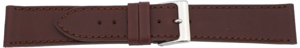 PREMIUM Lederuhrarmband dunkelbraun