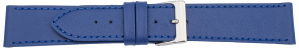 PREMIUM Lederuhrarmband dunkelblau