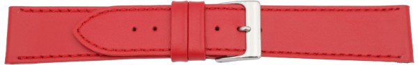 PREMIUM Lederuhrarmband rot