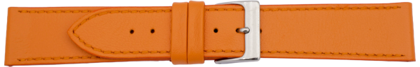 PREMIUM Lederuhrarmband orange
