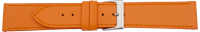 PREMIUM Lederuhrarmband orange