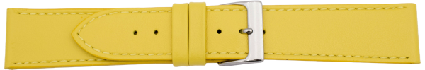 PREMIUM Lederuhrarmband gelb