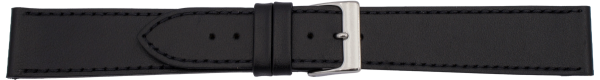 PREMIUM Lederuhrarmband schwarz XL