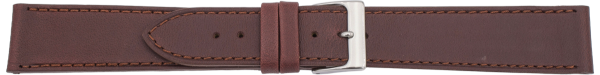 PREMIUM Lederuhrarmband dunkelbraun XL