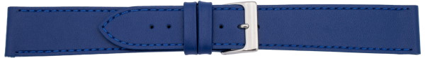 PREMIUM Lederuhrarmband dunkelblau XL