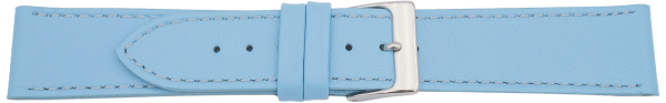 PREMIUM Lederuhrarmband hellblau