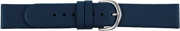 Lederuhrarmband dunkelblau