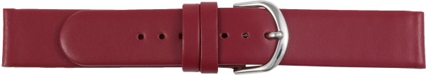 leather watch strap dark red