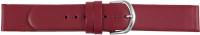 Lederuhrarmband dunkelrot