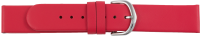 leather watch strap red