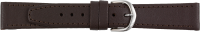 leather watch strap dark brown