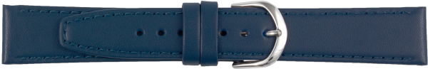 leather watch strap dark blue