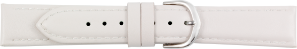 Lederuhrarmband creme