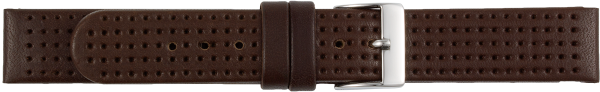 leather watch strap dark brown