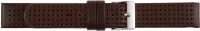 leather watch strap dark brown