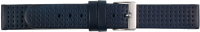 leather watch strap dark blue