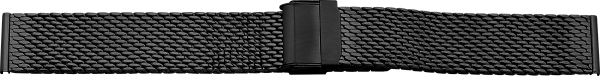 Milanaiseuhrarmband 0,8 Edelstahl anthrazit