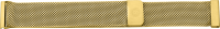 mesh band magnetic stainless steel gold