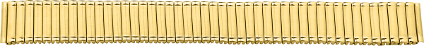 Zuguhrarmband Edelstahl gold