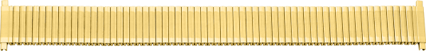 Zuguhrarmband Teleskop Edelstahl gold XL