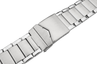 Verschlussuhrarmband Edelstahl