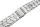 Verschlussuhrarmband Edelstahl