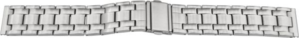 Verschlussuhrarmband Edelstahl