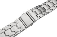 Verschlussuhrarmband Edelstahl